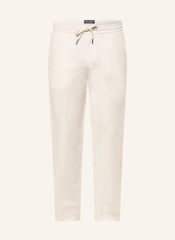Marc O'Polo Hose OSBY JOGGER im Jogging-Stil Tapered Fit mit Leinen CREME