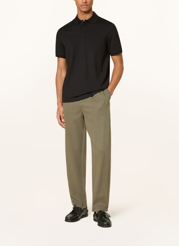 Marc O'Polo Jersey-Poloshirt Regular Fit SCHWARZ