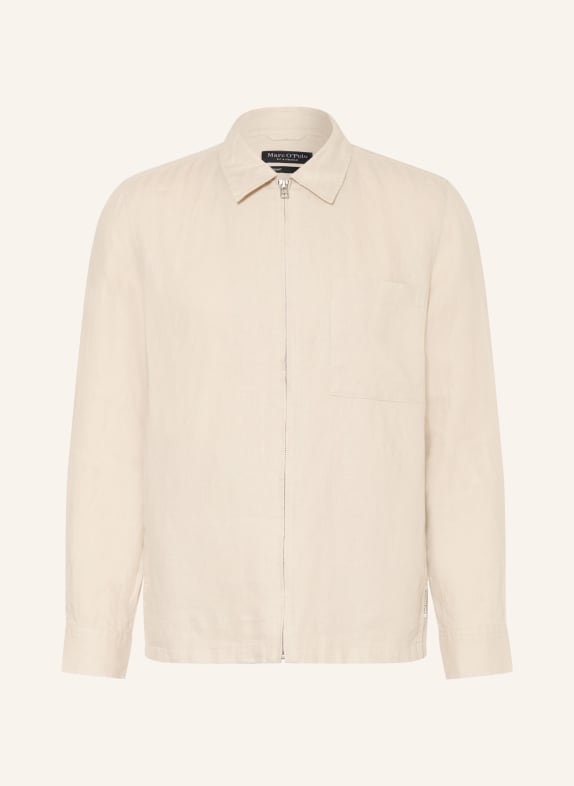 Marc O'Polo Leinen-Overshirt HELLGRAU