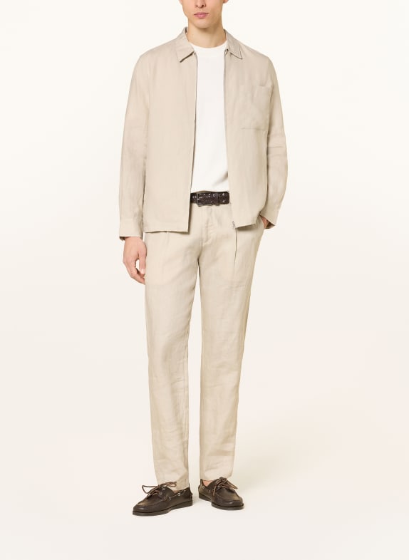 Marc O'Polo Leinen-Overshirt HELLGRAU