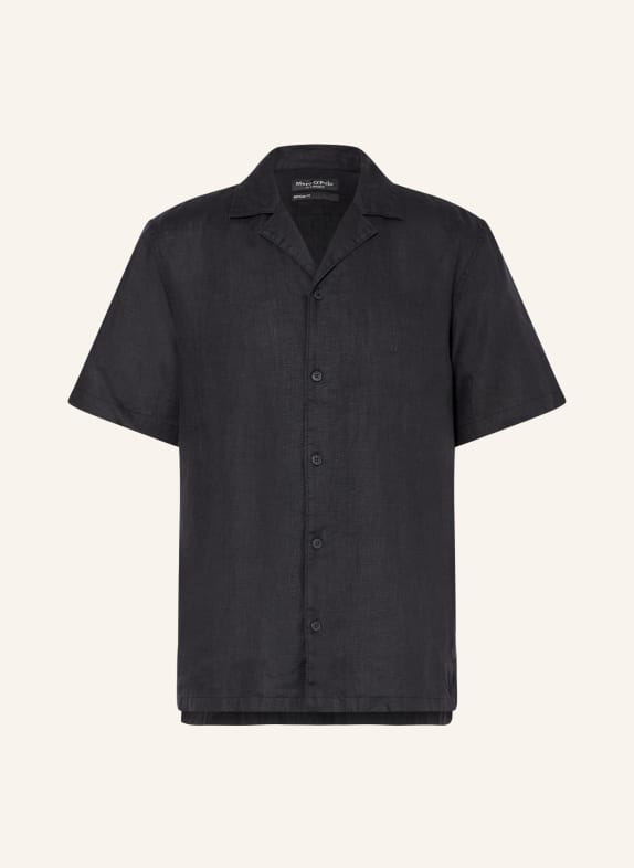Marc O'Polo Resorthemd Regular Fit aus Leinen SCHWARZ