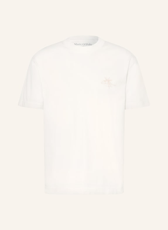 Marc O'Polo T-Shirt WEISS / HELLBRAUN
