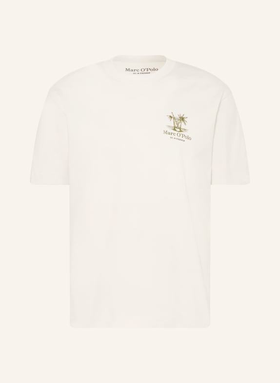 Marc O'Polo T-Shirt WEISS / GRÜN