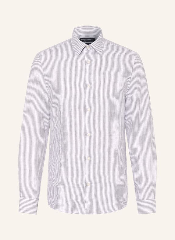 Marc O'Polo Regular-Fit Linen Shirt WHITE / GRAY