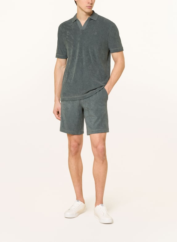 Marc O'Polo Frottee-Poloshirt GRAU