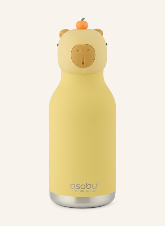 asobu Bouteille isotherme BESTIE JAUNE / ARGENT / ORANGE