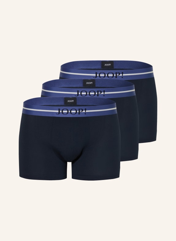 JOOP! 3er-Pack Boxershorts DUNKELBLAU / BLAU / SCHWARZ