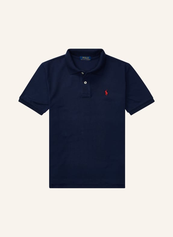 POLO RALPH LAUREN Piqué Polo Shirt, Classic Fit DARK BLUE
