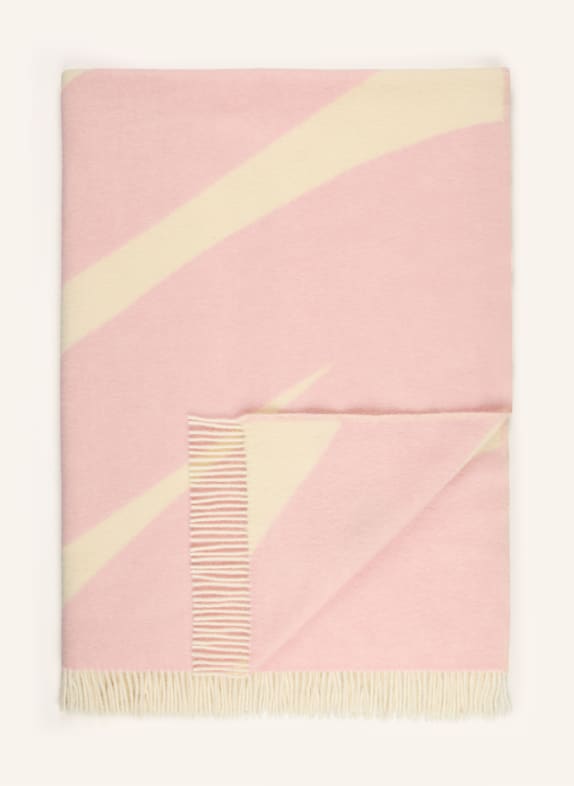 MAISON DEUX Plaid SWIRL CRÈME / ROSÉ