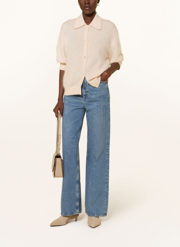 HERZENS Strickbluse LEA mit 3/4-Arm CREME