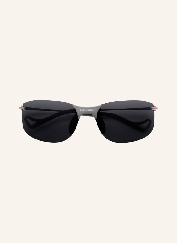 District Vision Multisportbril MIHO WINDSTREAM TI DONKERGRIJS / DONKERGRIJS GESPIGELD