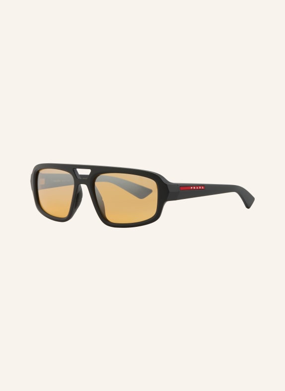 PRADA LINEA ROSSA Sonnenbrille PS B11SU MATT SCHWARZ/ ORANGE VERLAUF