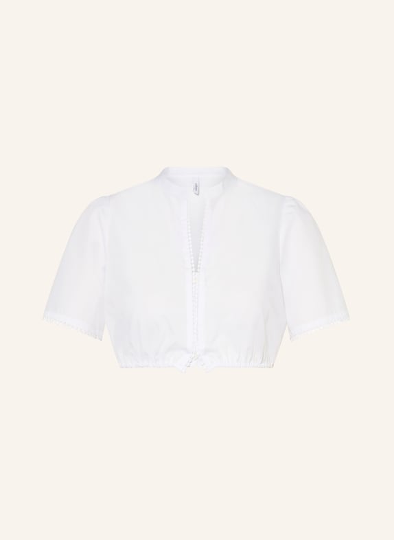 wallmann Dirndbluse WEISS