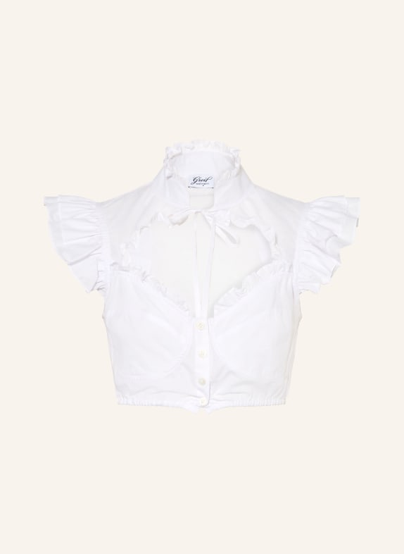 wallmann Dirndlbluse WEISS