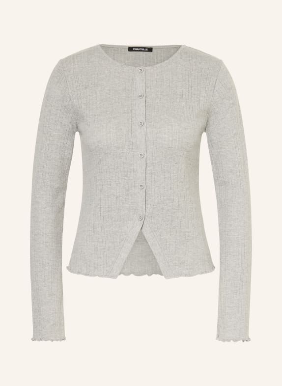 CHANTELLE LOVIE Lounge Jacket LIGHT GRAY