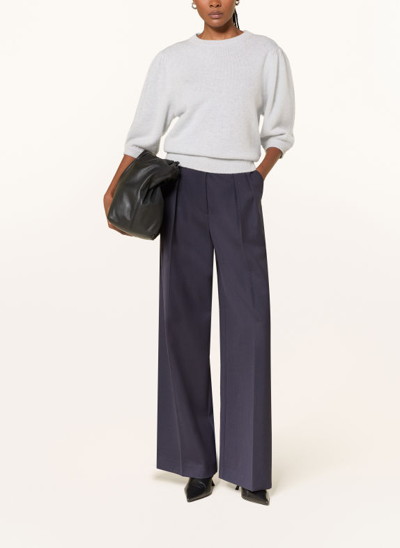 Alcidia da Veiga Pullover mit 3/4-Arm und Cashmere HELLGRAU