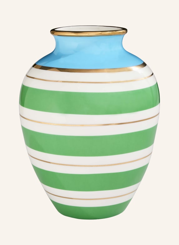 JONATHAN ADLER Vase PORTOFINO URN VERT / OR / CRÈME