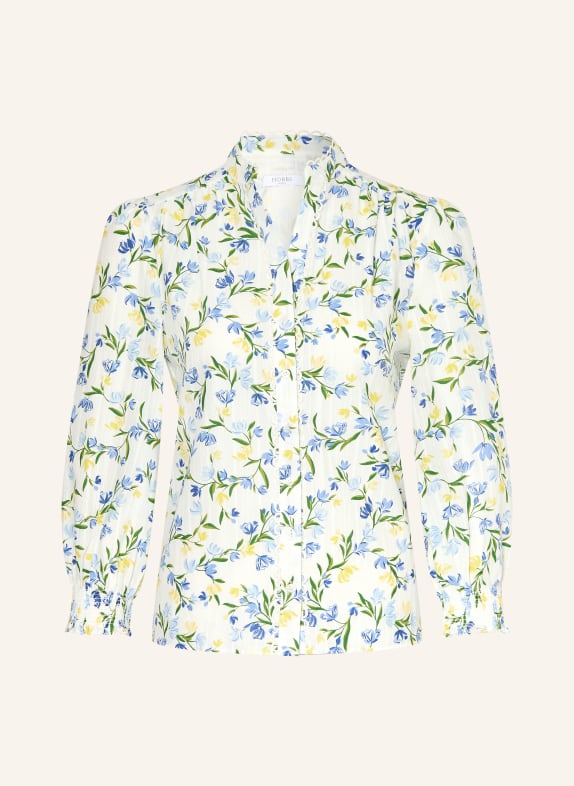 HOBBS Bluse IMELDA mit 3/4-Arm CREME / GRÜN / HELLBLAU