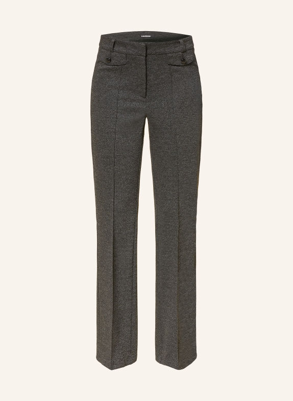 CAMBIO Bootcut-Hose FLEUR DUNKELGRAU