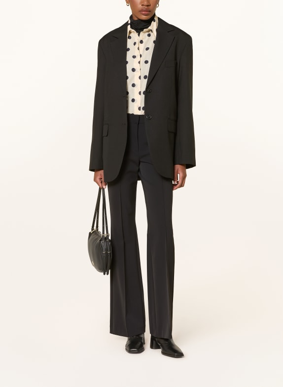 CAMBIO Bootcut-broek FLEUR ZWART