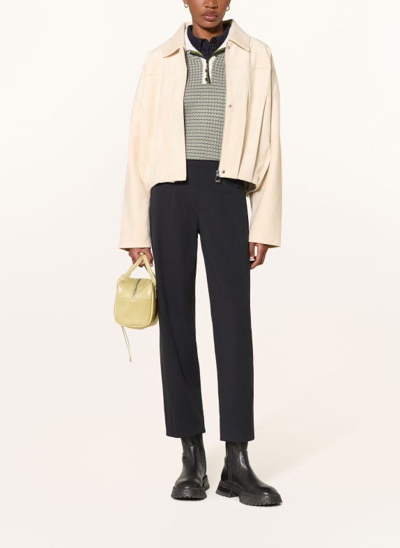 CAMBIO 7/8-broek ELIN van jersey ZWART