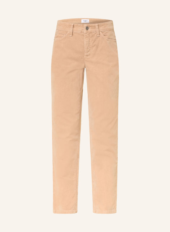 CAMBIO 7/8-broek PIPER van fluweel LICHTBRUIN