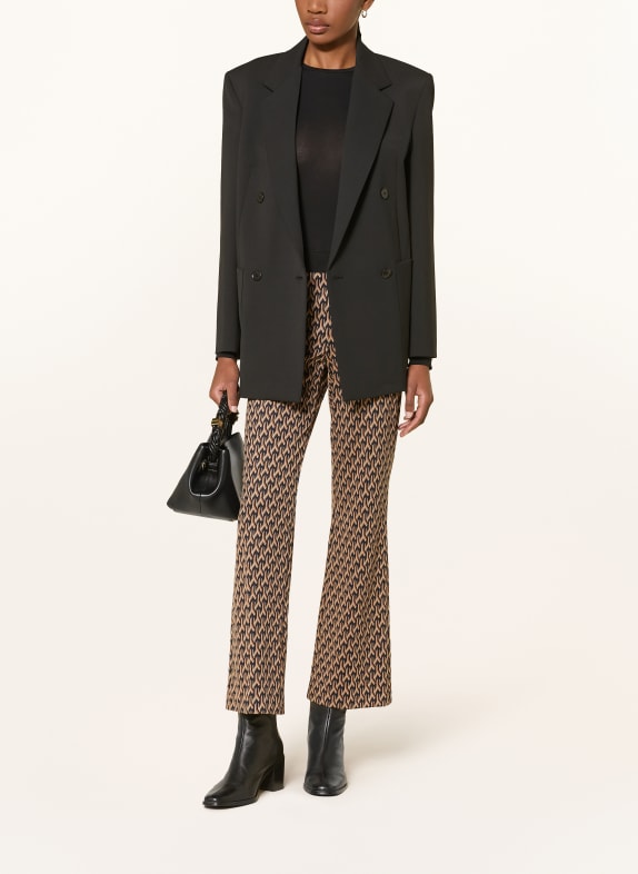 CAMBIO Broek FAITH CAMEL / ZWART