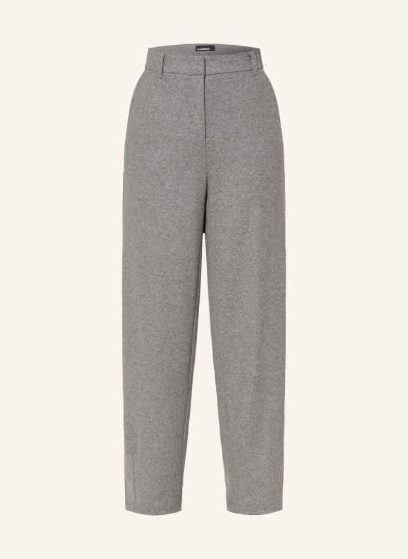 CAMBIO ELINA Flannel Pants GRAY