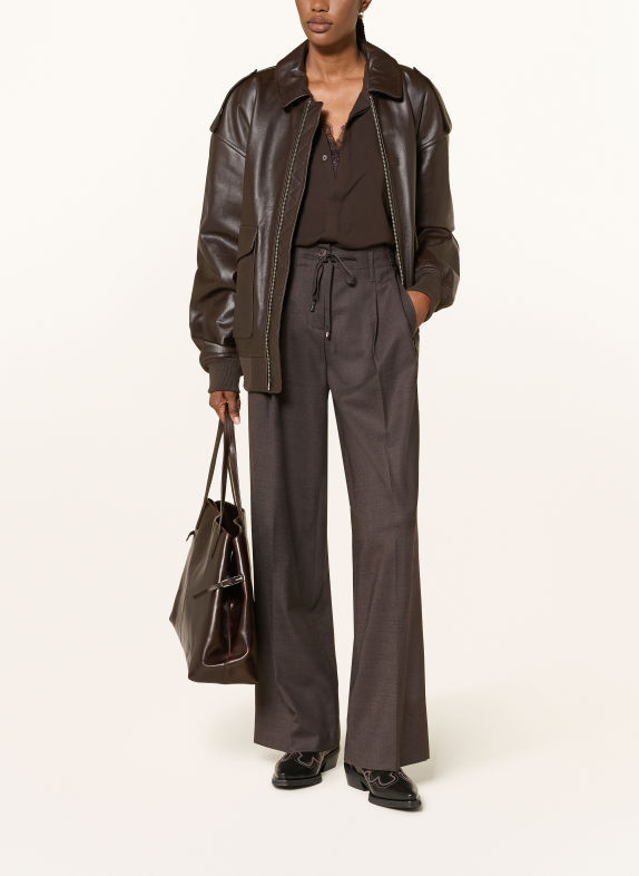 CAMBIO Marlene-broek ADDISON MARRON FONCÉ