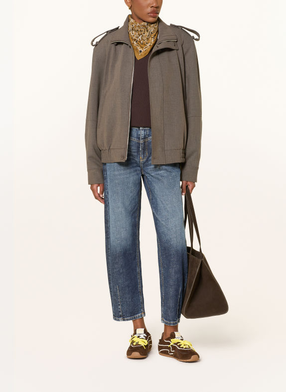CAMBIO Barrel-jeans ELIN 5061 rustic dark cross