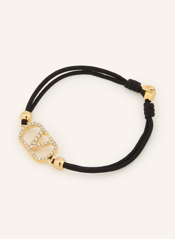 VALENTINO GARAVANI Armband VLOGO SIGNATURE SCHWARZ / GOLD