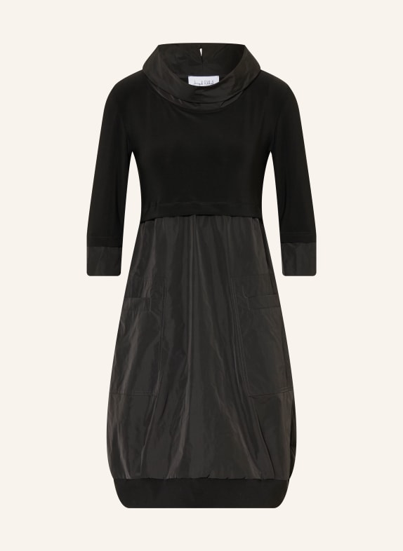Joseph Ribkoff Kleid mit 3/4-Arm im Materialmix SCHWARZ