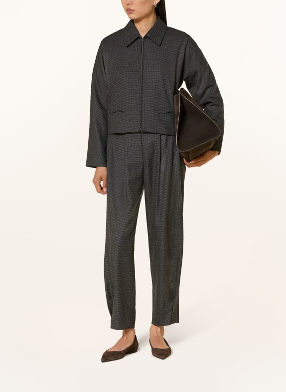 CINQUE Kastenjacke CILERA DUNKELGRAU / DUNKELBRAUN / GRAU