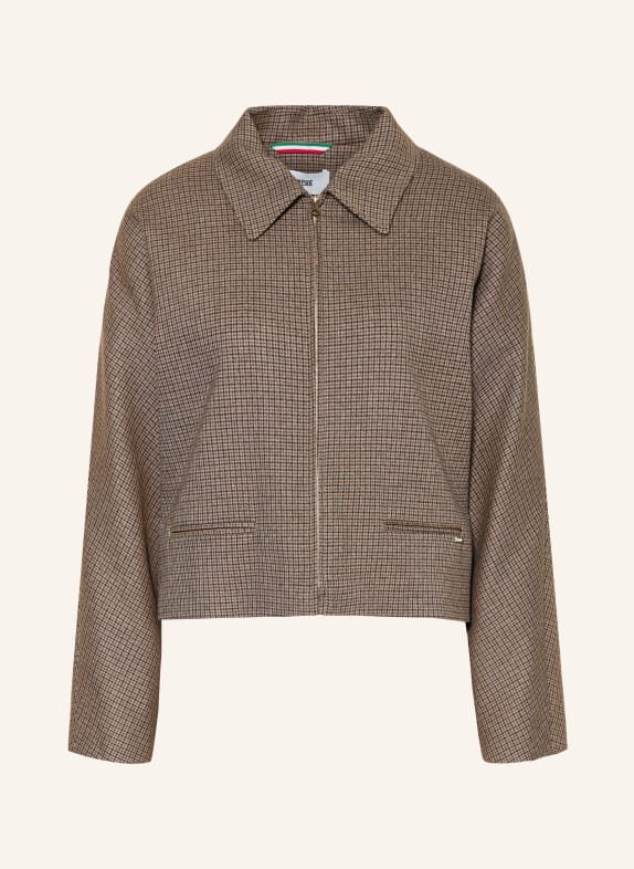 CINQUE Kastenjacke CILERA BRAUN / DUNKELBRAUN / BEIGE
