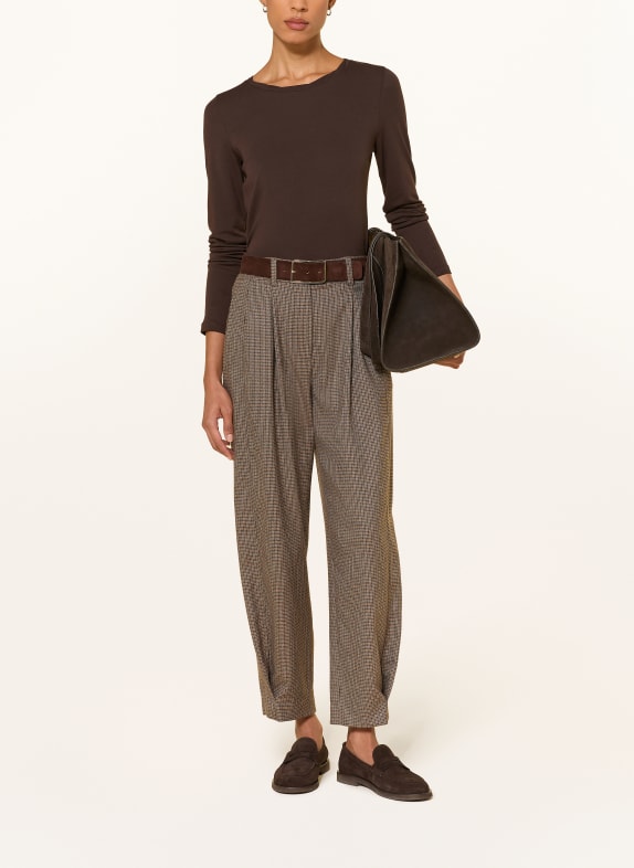 CINQUE CILUA-shirt met lange mouwen MARRON FONCÉ