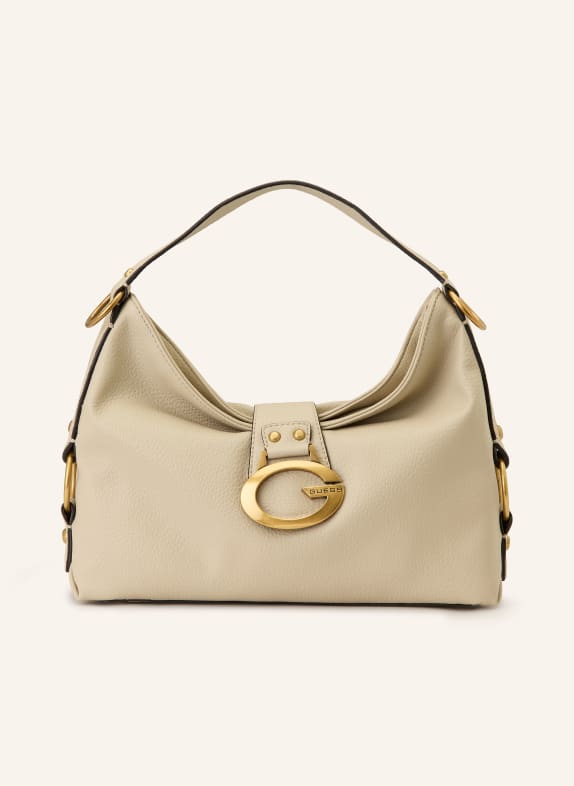 GUESS Schultertasche CAMDEN GRAU / GOLD