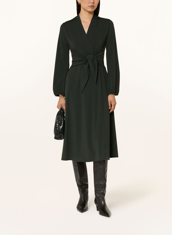 CINQUE CIDAPHNE Jersey Wrap Dress DARK GREEN