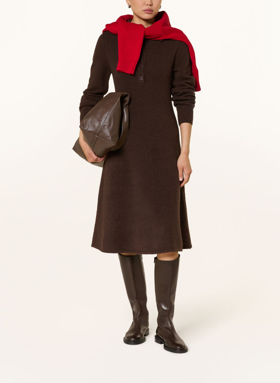 CINQUE Strick-Polokleid CIHANNI DUNKELBRAUN