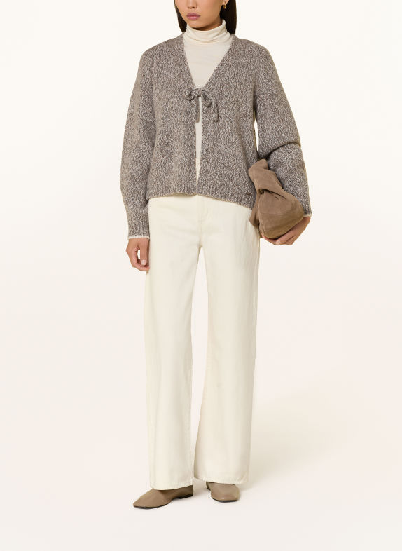 CINQUE CIMOULI Knitted Cover TAUPE / ECRU