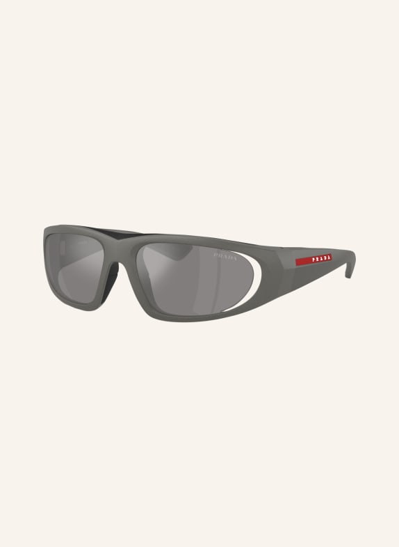 PRADA LINEA ROSSA Sonnenbrille PS B03S GRAU/ GRAU VERSPIEGELT
