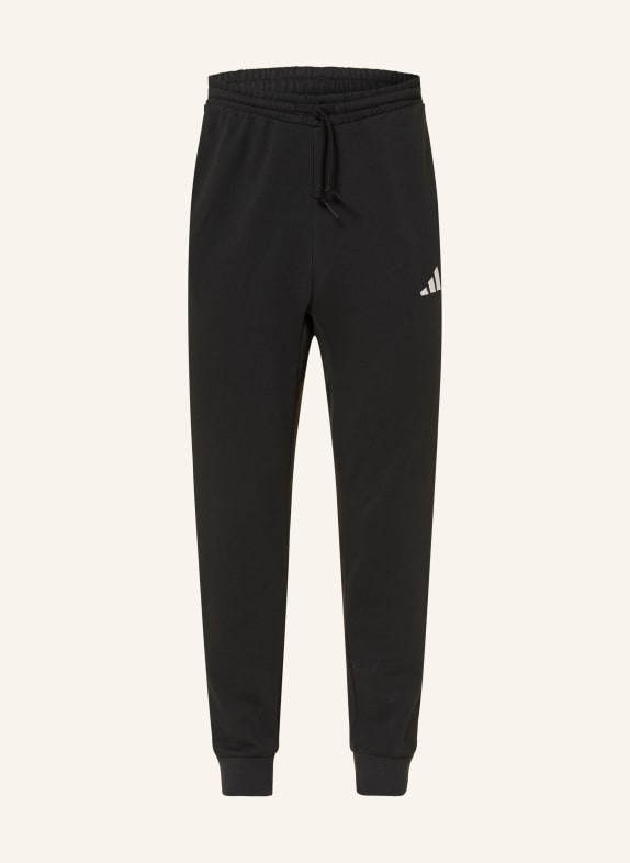 adidas ESSENTIALS 3-Stripe Sweatpants BLACK / WHITE