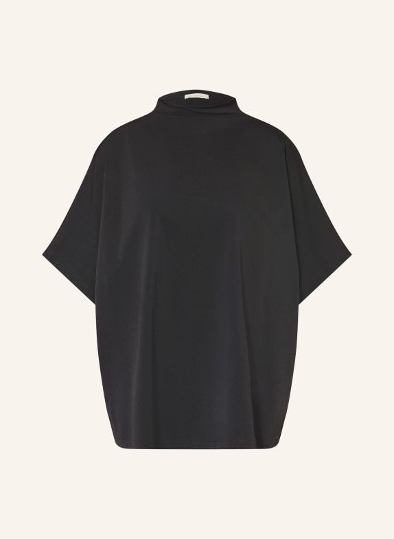 lilienfels Blusenshirt aus Satin SCHWARZ