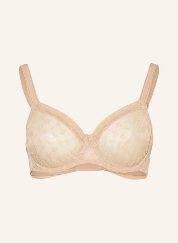 SIMONE PÉRÈLE Biustonosz z fiszbinami PLUME BEŻOWY