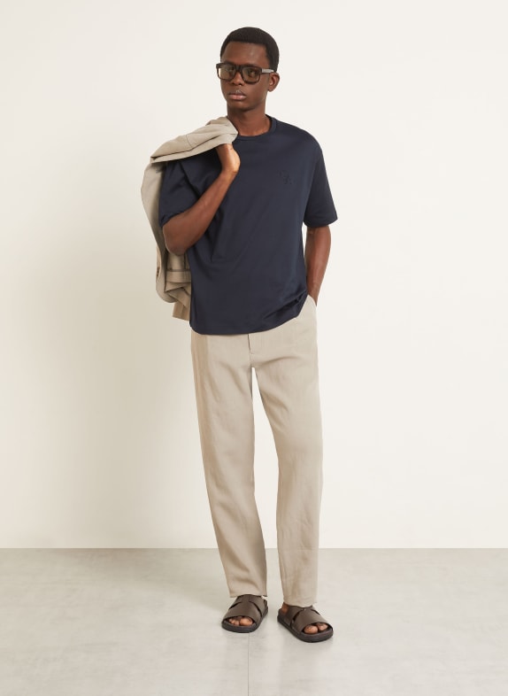 GIORGIO ARMANI T-shirt DONKERBLAUW
