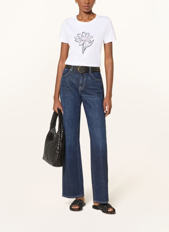 HOBBS T-shirt PIXIE WIT / ROZE / ZWART