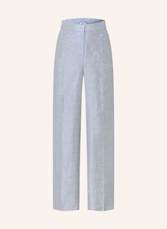 HOBBS Pantalon Marlene ESTELLA en lin BLEU CLAIR