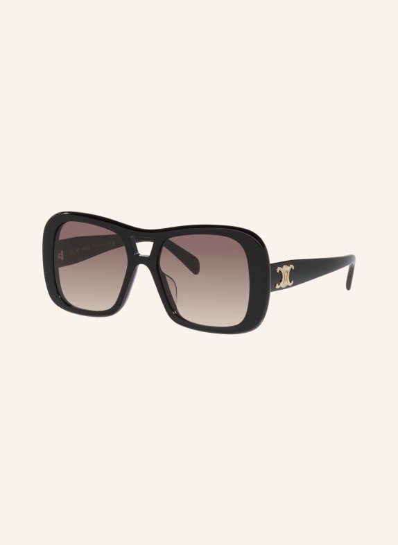 CELINE Sonnenbrille CL000620 SCHWARZ/ HELLBRAUN VERLAUF