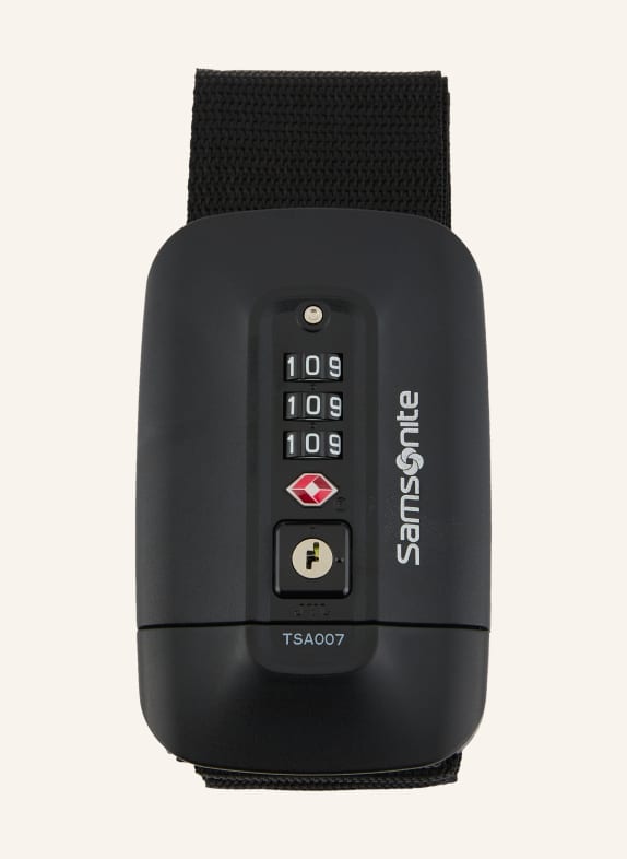 Samsonite Gepäckgurt TA REVOLUTION mit TSA-Schloss SCHWARZ / HELLGRAU / ROT