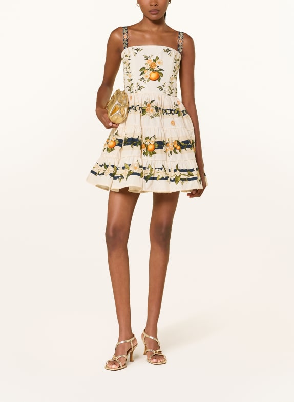 Agua by Agua Bendita Šaty LIMA BÍLÁ / ORANŽOVÁ / ZELENÁ