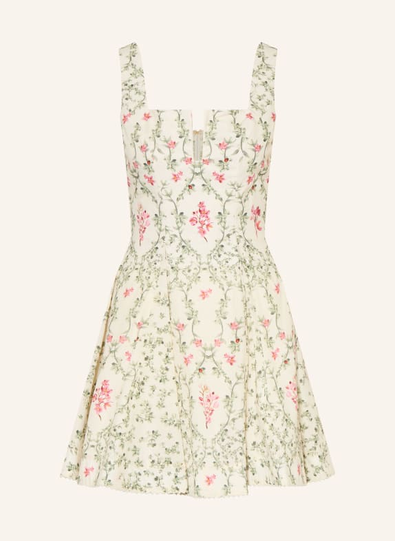 Agua by Agua Bendita Kleid AGUA CAUCA WEISS / PINK / GRÜN